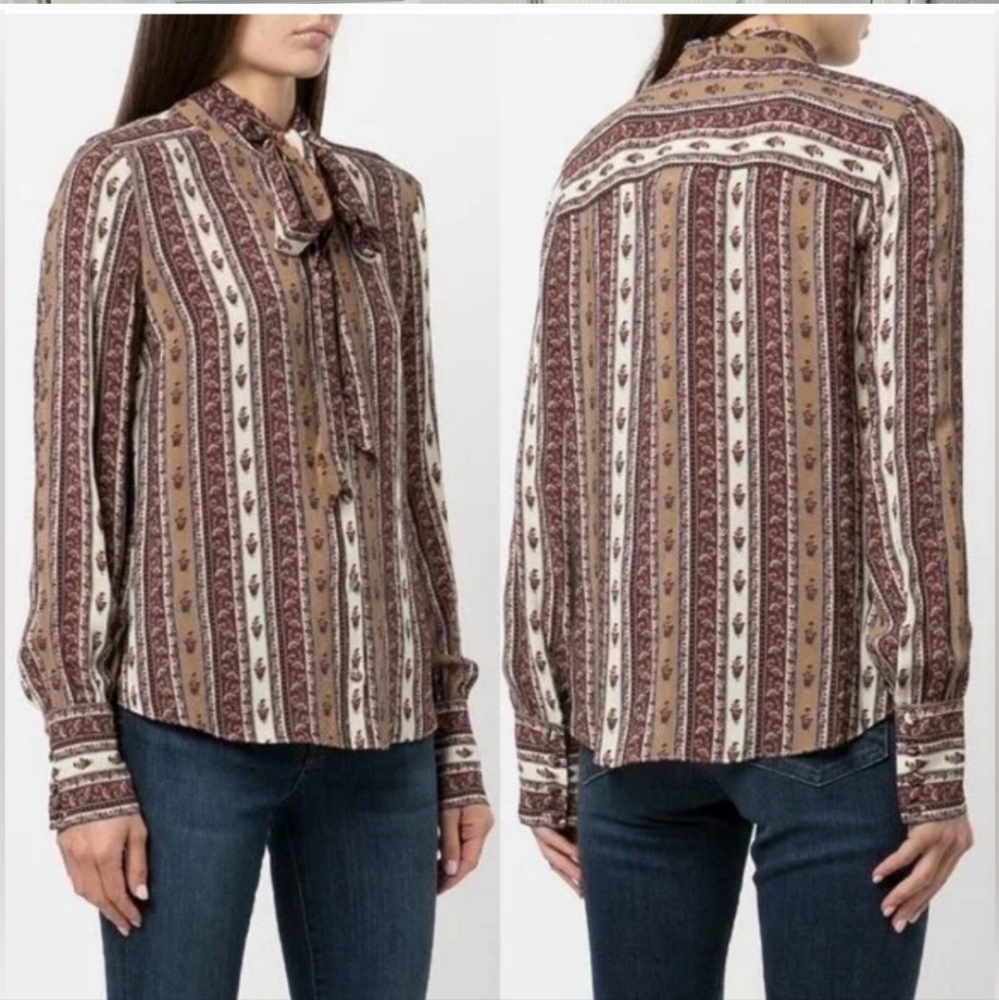 Veronica Beard Elaine Blouse Size 6